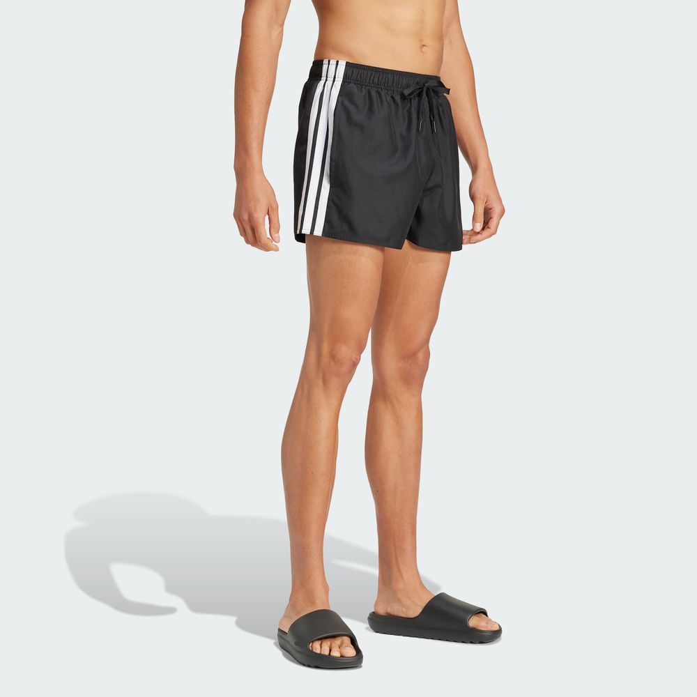 Foto 6 pulgar | Shorts De Natación 3 Franjas 3 Pulgadas Adidas Negro Hombre