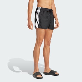 Foto 5 | Shorts De Natación 3 Franjas 3 Pulgadas Adidas Negro Hombre