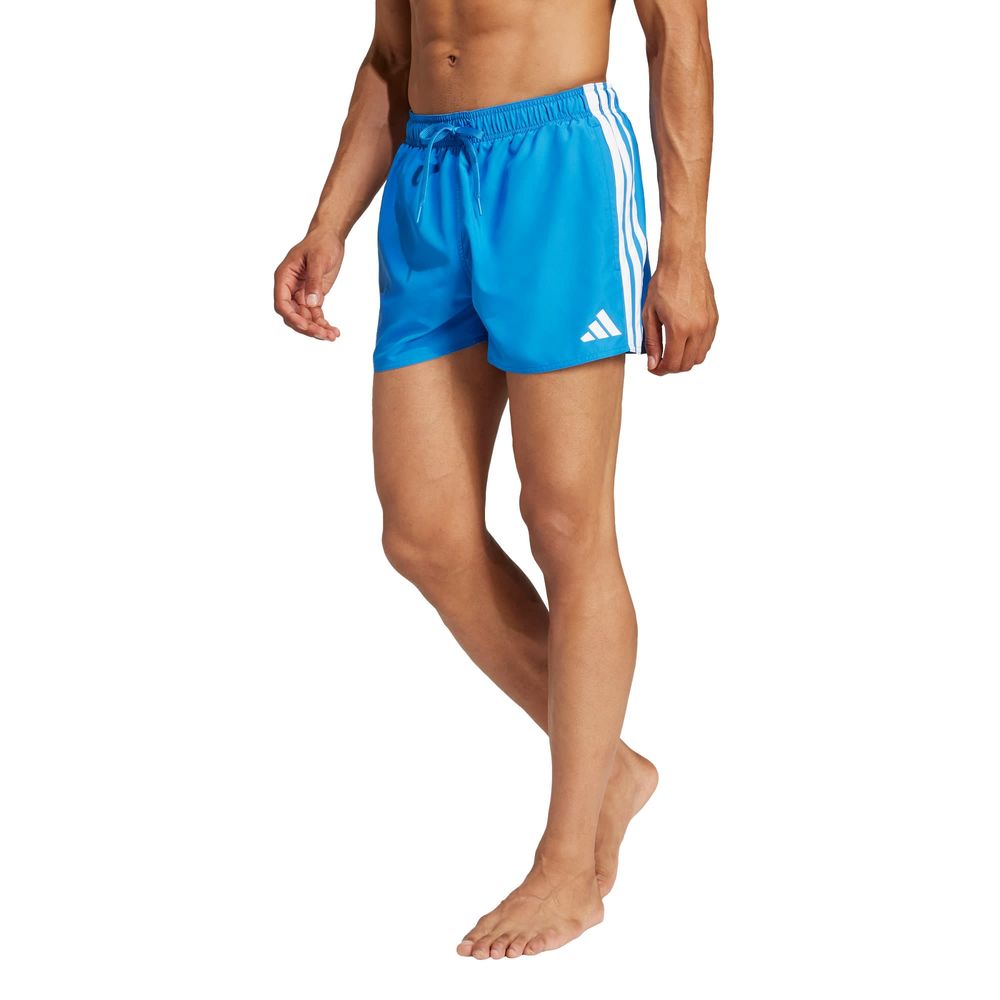 Foto 2 | Shorts De Natación 3 Franjas 3 Pulgadas Adidas Azul Hombre
