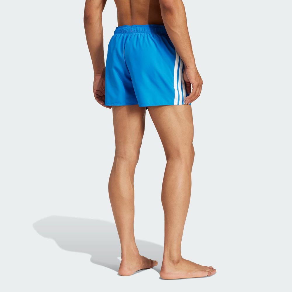 Foto 4 | Shorts De Natación 3 Franjas 3 Pulgadas Adidas Azul Hombre