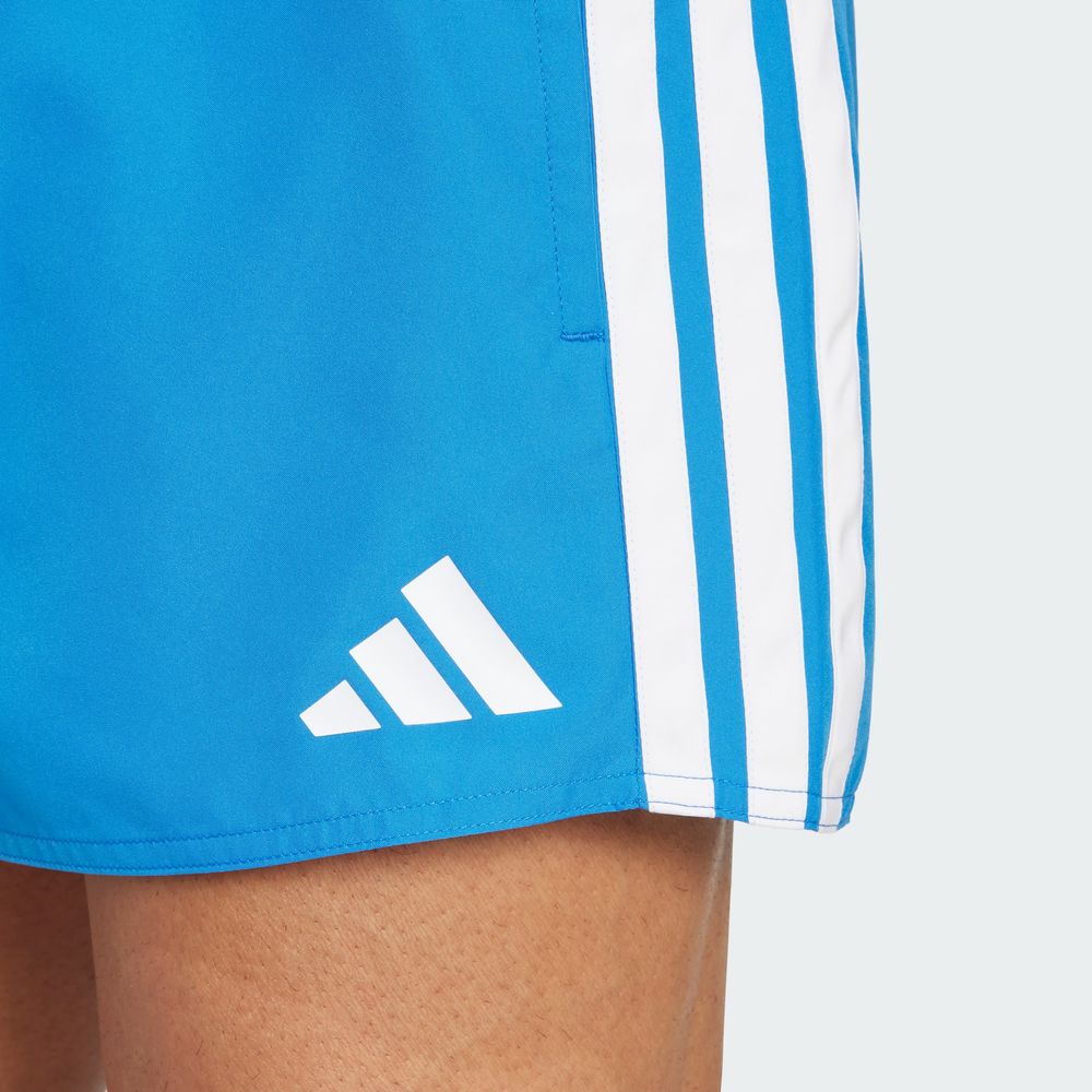 Foto 6 | Shorts De Natación 3 Franjas 3 Pulgadas Adidas Azul Hombre