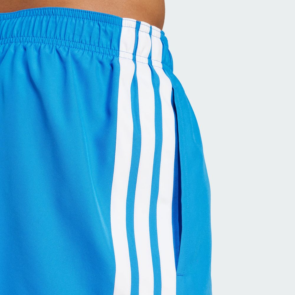 Foto 7 | Shorts De Natación 3 Franjas 3 Pulgadas Adidas Azul Hombre