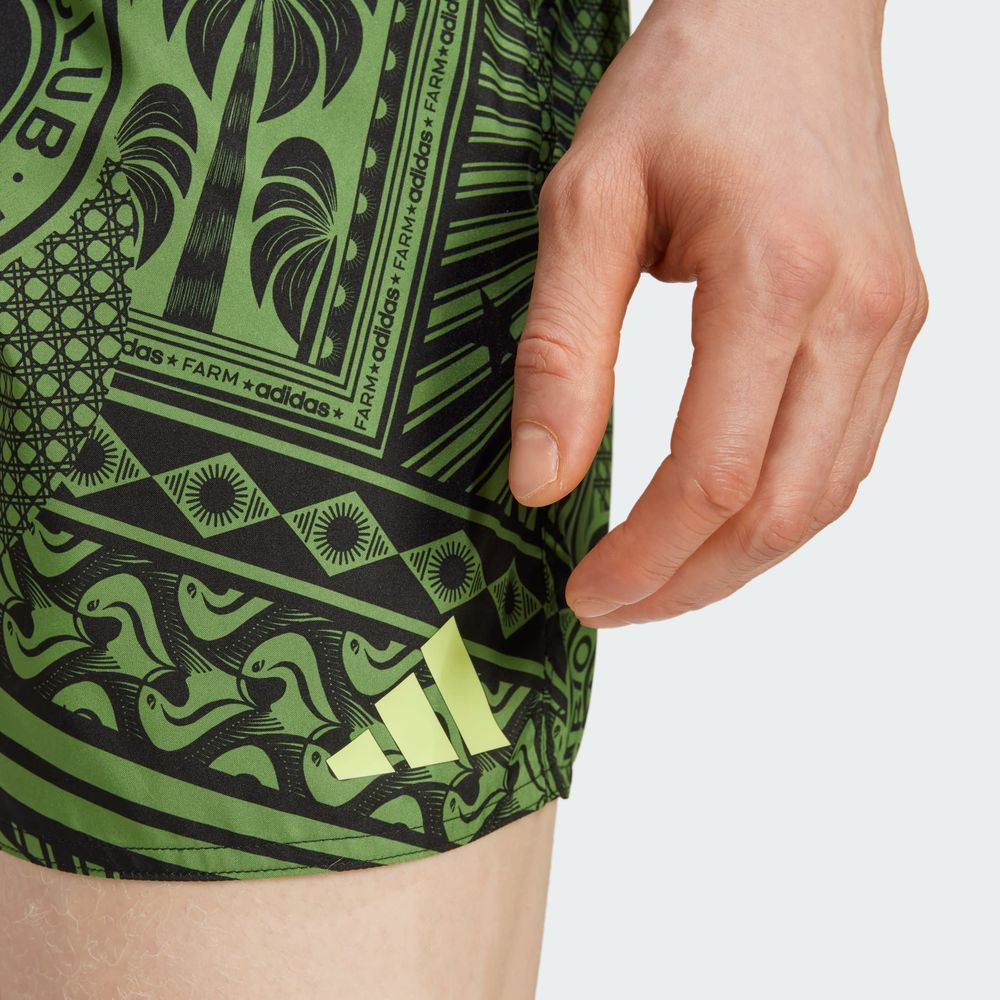 Foto 6 | Farm Swimshort Adidas Verde Hombre
