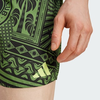 Foto 6 | Farm Swimshort Adidas Verde Hombre