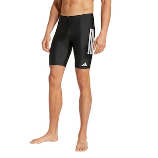 Foto 2 | Shorts De Natación 3 Franjas 8 Pulgadas Adidas Negro Hombre
