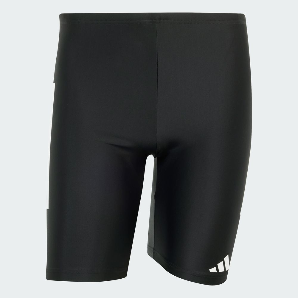Foto 4 pulgar | Shorts De Natación 3 Franjas 8 Pulgadas Adidas Negro Hombre