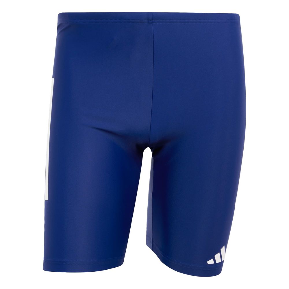 Foto 1 | Shorts De Natación 3 Franjas 8 Pulgadas Adidas Azul Hombre