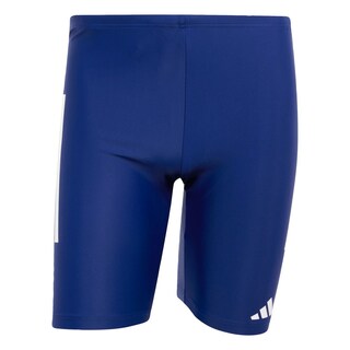 Foto 1 | Shorts De Natación 3 Franjas 8 Pulgadas Adidas Azul Hombre