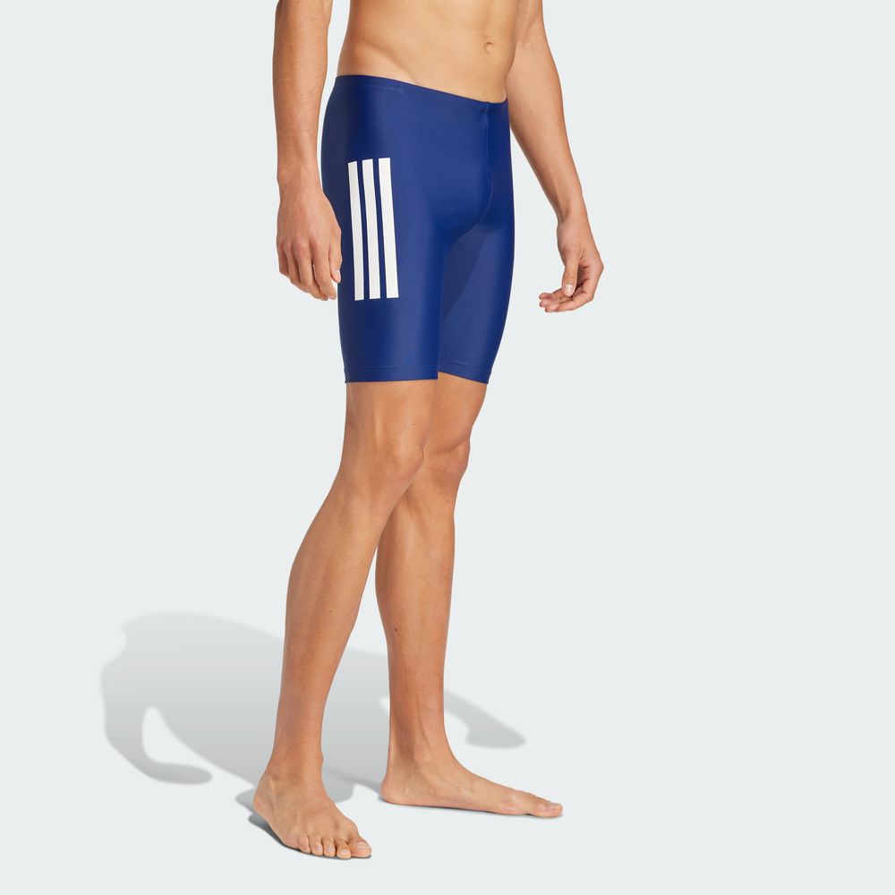 Foto 6 pulgar | Shorts De Natación 3 Franjas 8 Pulgadas Adidas Azul Hombre