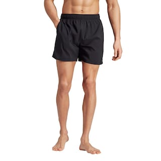 Foto 2 | Shorts De Natación Cortos Solid Clx Adidas Negro Hombre