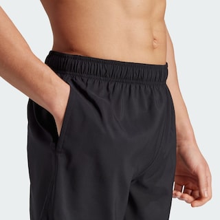 Foto 8 | Shorts De Natación Cortos Solid Clx Adidas Negro Hombre