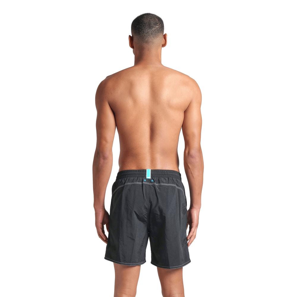 Foto 2 | Short De Playa Arena Logotype Para Hombre Negro