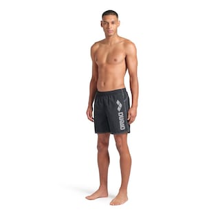 Foto 3 | Short De Playa Arena Logotype Para Hombre Negro