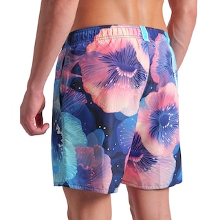 Foto 5 | Short De Playa Arena Water Prints Allover Para Hombre Azul