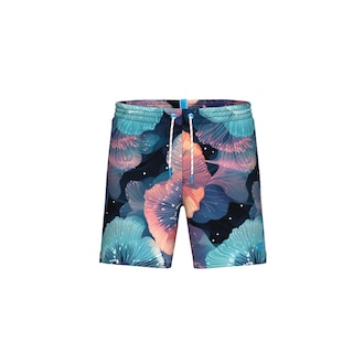 Foto 8 | Short De Playa Arena Water Prints Allover Para Hombre Azul