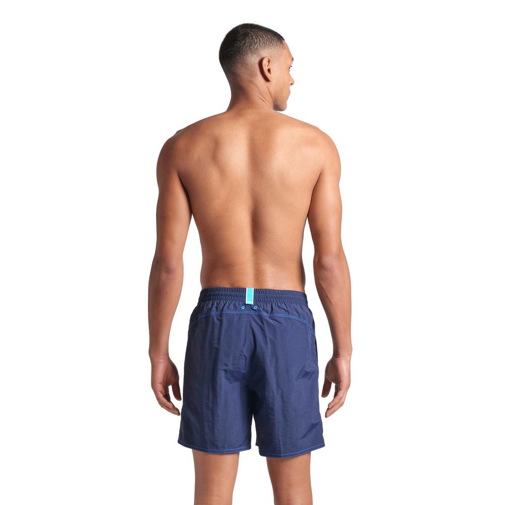 Foto 2 | Short De Playa Arena Logotype Para Hombre Azul Marino