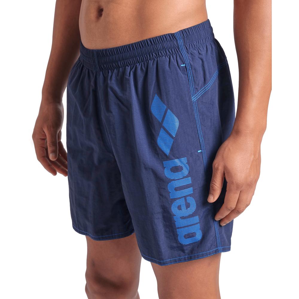 Foto 5 pulgar | Short De Playa Arena Logotype Para Hombre Azul Marino