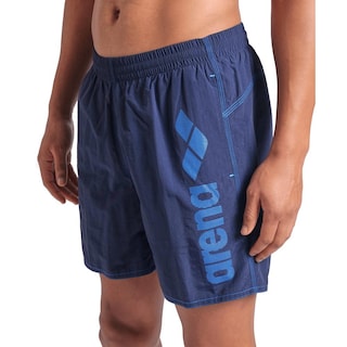 Foto 4 | Short De Playa Arena Logotype Para Hombre Azul Marino