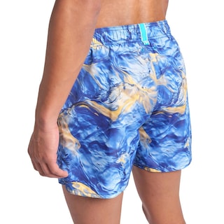 Foto 5 | Short Arena Water Prints Allover Para Hombre Azul