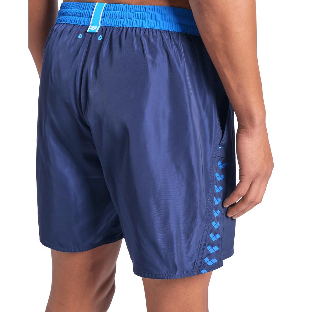 Foto 5 pulgar | Short Arena Team Stripe Para Hombre Azul Marino