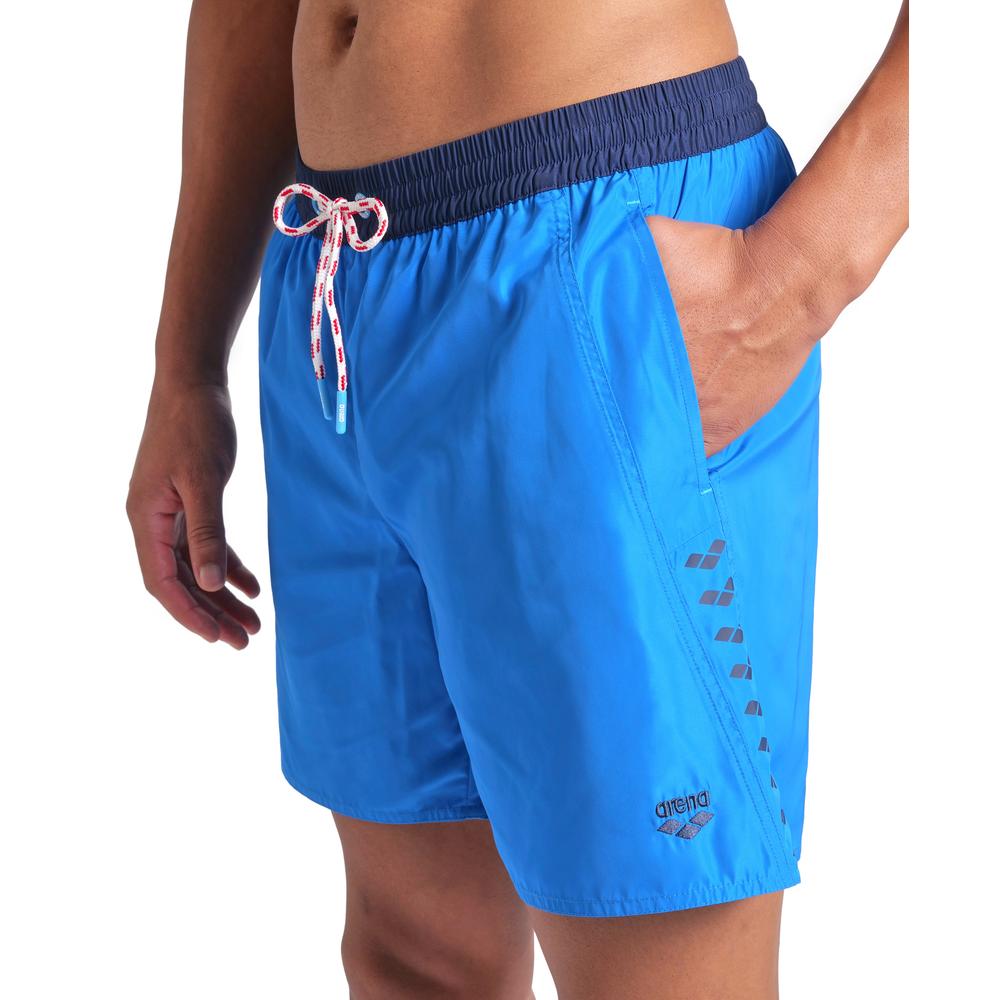 Foto 5 pulgar | Short Arena Team Stripe Para Hombre Azul
