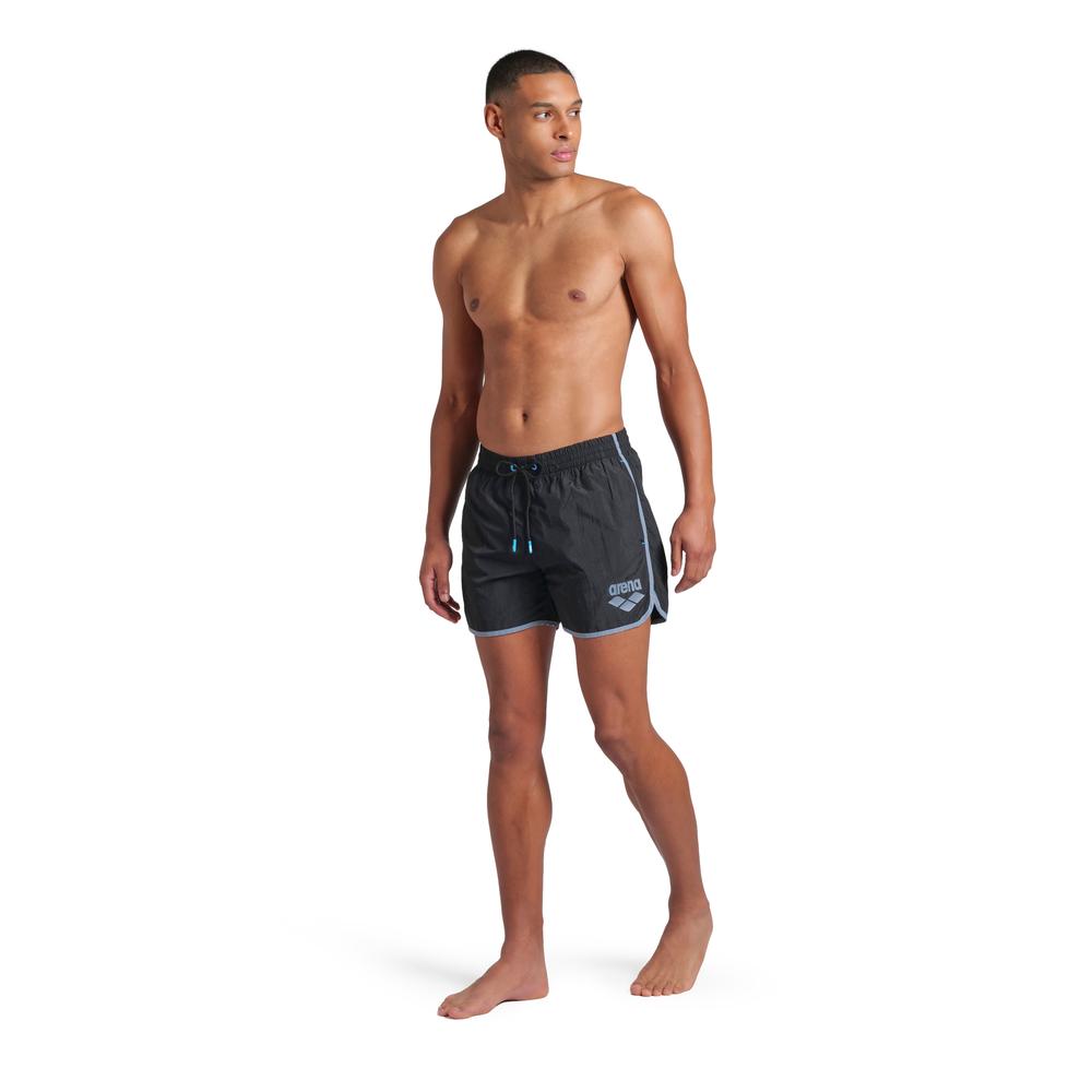Foto 3 | Short Arena Logo Borders Para Hombre Negro
