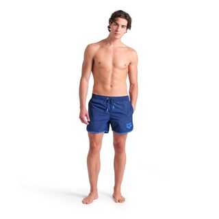 Foto 3 | Short Arena Logo Borders Para Hombre Azul Marino