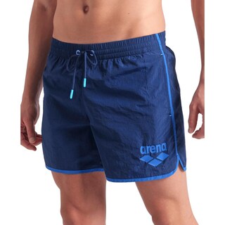 Foto 4 | Short Arena Logo Borders Para Hombre Azul Marino