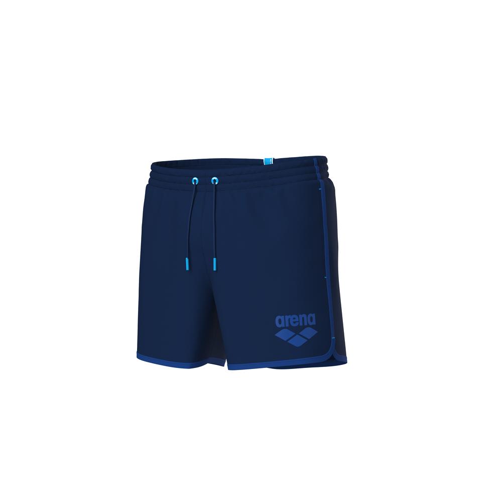 Foto 8 pulgar | Short Arena Logo Borders Para Hombre Azul Marino