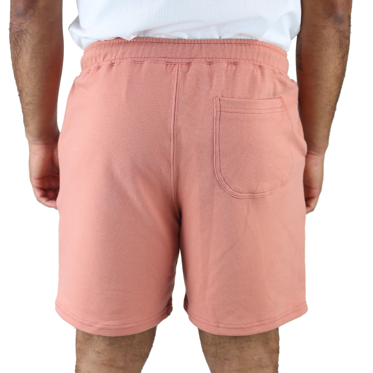 Foto 3 pulgar | Short Deportivo Cordón Ajustable Color Palo De Rosa Con Bolsas Hombre