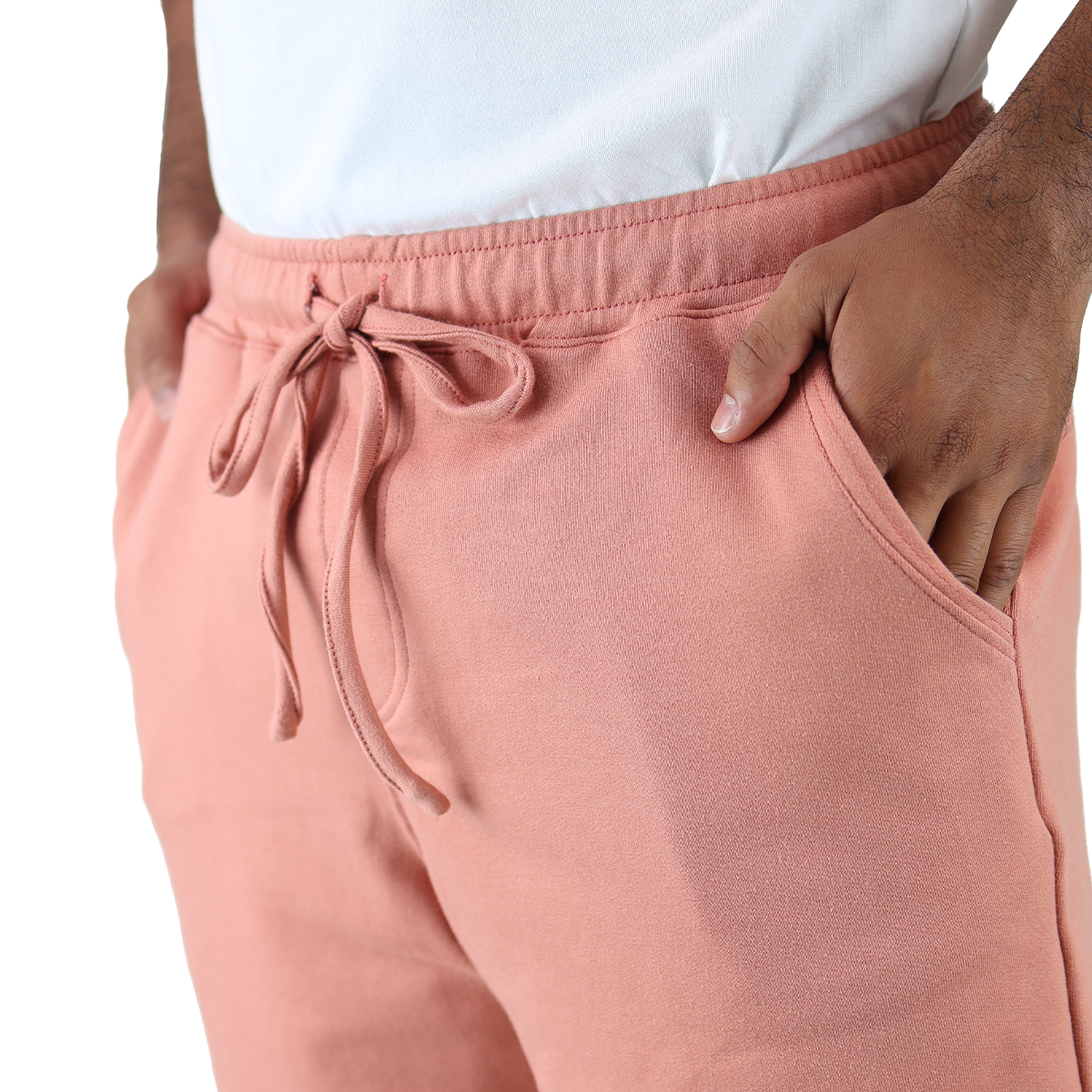 Foto 4 pulgar | Short Deportivo Cordón Ajustable Color Palo De Rosa Con Bolsas Hombre
