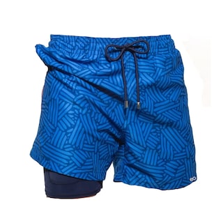 Foto 1 | Short Traje De Baño Para Hombre Playa Talla: G Mod. A15 Eo Safe Imports Esi-19084 Azul