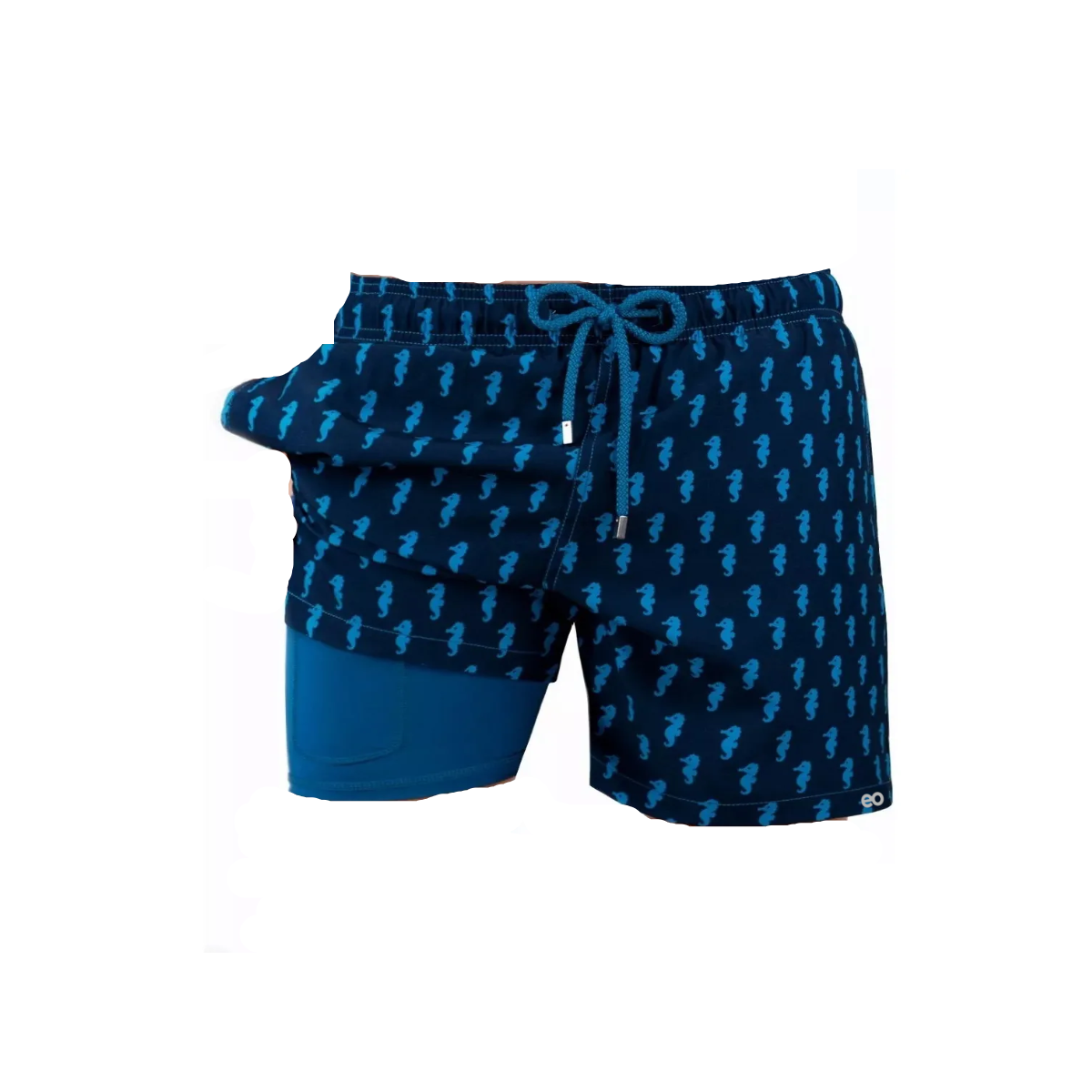 Foto 2 pulgar | Traje De Baño Para Hombre, Playa, Balneario Short Talla: 2xl Mod. A29 Eo Safe Imports Esi-19078 Azul