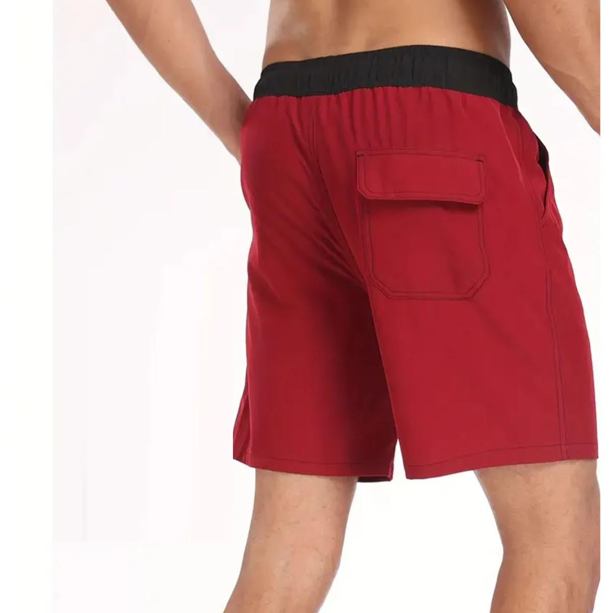 Foto 4 pulgar | Traje De Baño Short Talla Eg Eo Safe Imports Esi-19574 Rojo