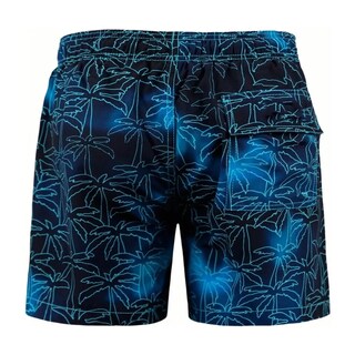 Foto 4 | Traje De Baño Para Hombre Short Talla L/xl Eo Safe Imports Esi-19570 Azul