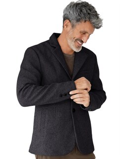 Foto 3 | Saco Calidad Premium Caballero Abotonado Cuello V Gris Obscuro Roosevelt