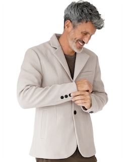 Foto 3 | Saco Calidad Premium Caballero Abotonado Cuello V Beige Roosevelt