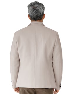 Foto 4 | Saco Calidad Premium Caballero Abotonado Cuello V Beige Roosevelt