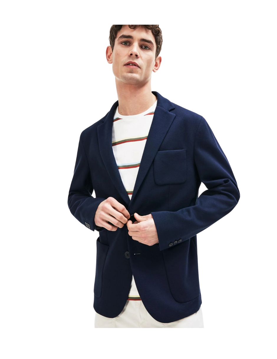 Foto 4 pulgar | Blazer para Caballero Lacoste Azul