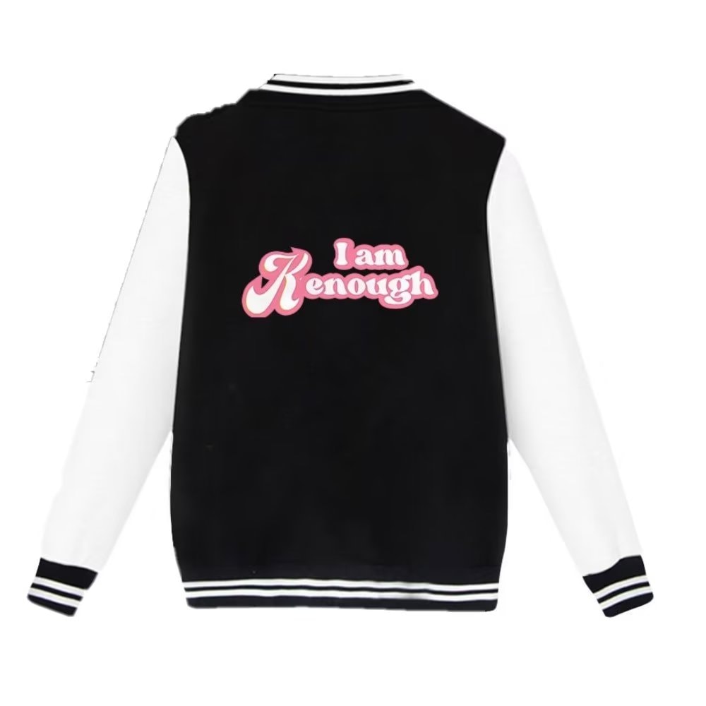 Venta Internacional- Chaqueta Béisbol Barbie Graphic I Am Kenough $471