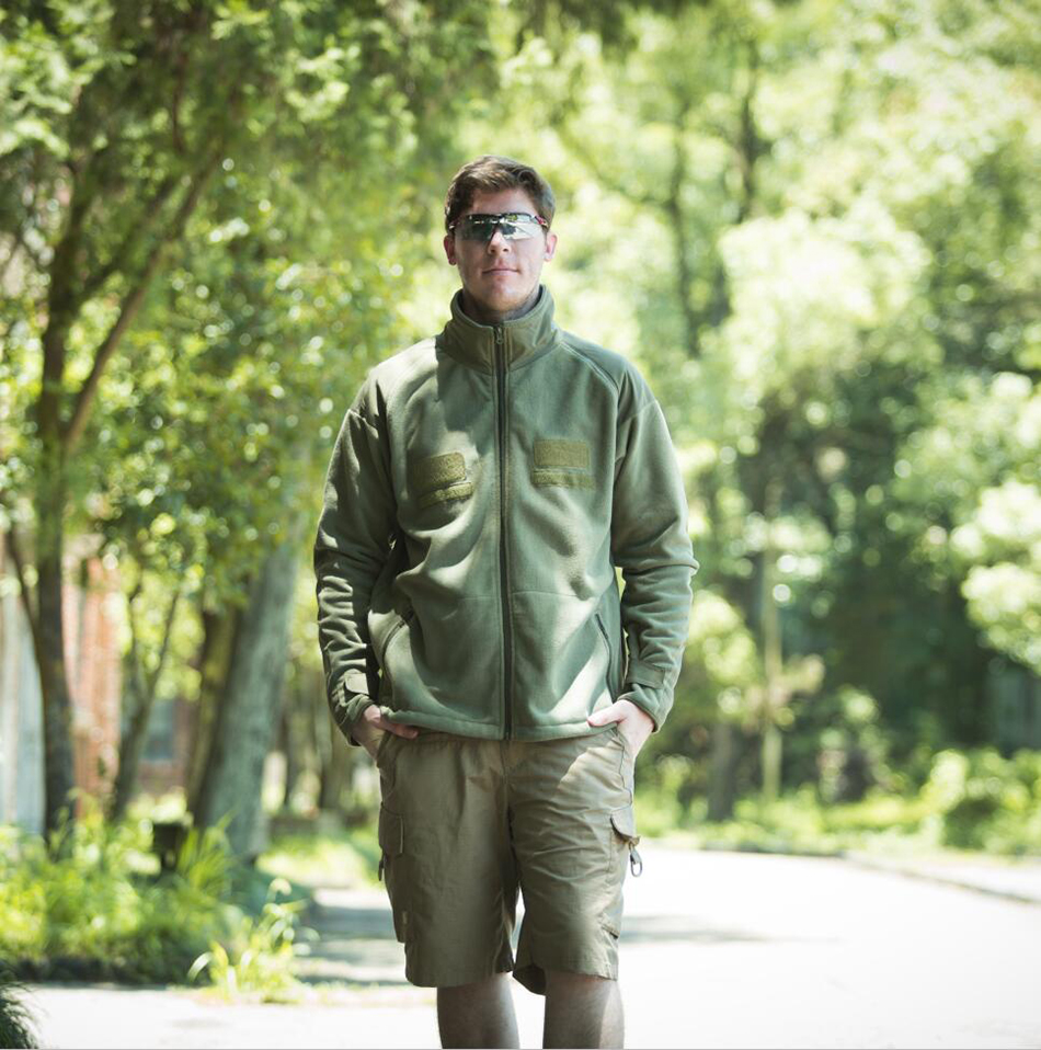 Venta Internacional-chaqueta Outdoor Wool Para Hombre Verde