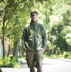 Foto 2 | Venta Internacional-chaqueta Outdoor Wool Para Hombre Verde