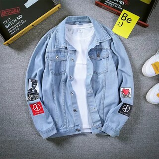 Foto 1 | Venta Internacional - Chamarra de Mezclilla Azul para Hombre