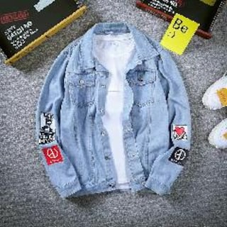 Foto 2 | Venta Internacional - Chamarra de Mezclilla Azul para Hombre