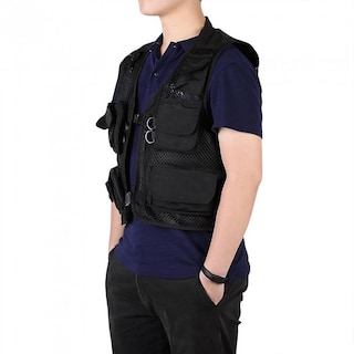 Foto 3 | Venta Internacional-Chaleco Httn Impermeable Negro
