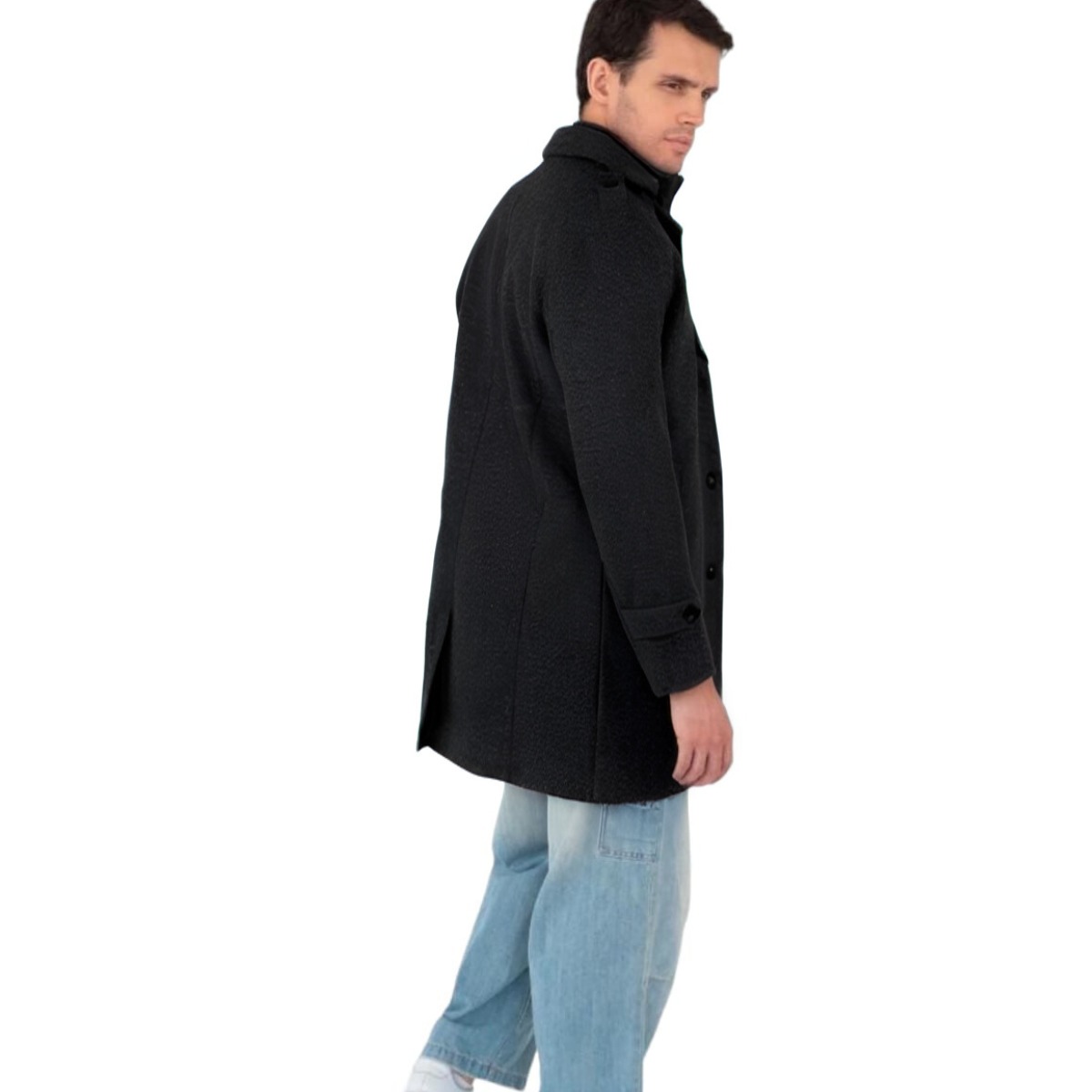 Foto 2 | Abrigo Roosevelt Para Hombre Negro