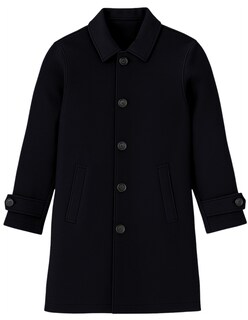 Foto 4 | Abrigo Largo Hombre Gamuza Premium Negro Roosevelt