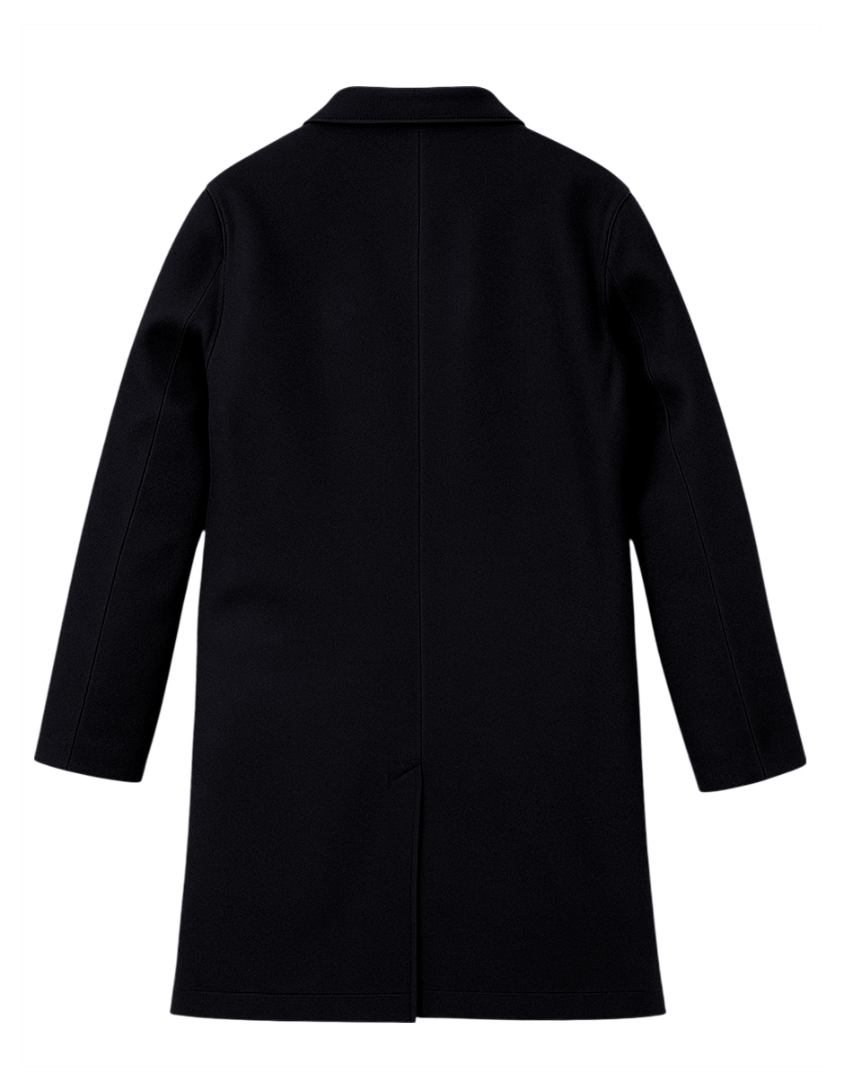 Foto 6 pulgar | Abrigo Largo Hombre Gamuza Premium Negro Roosevelt
