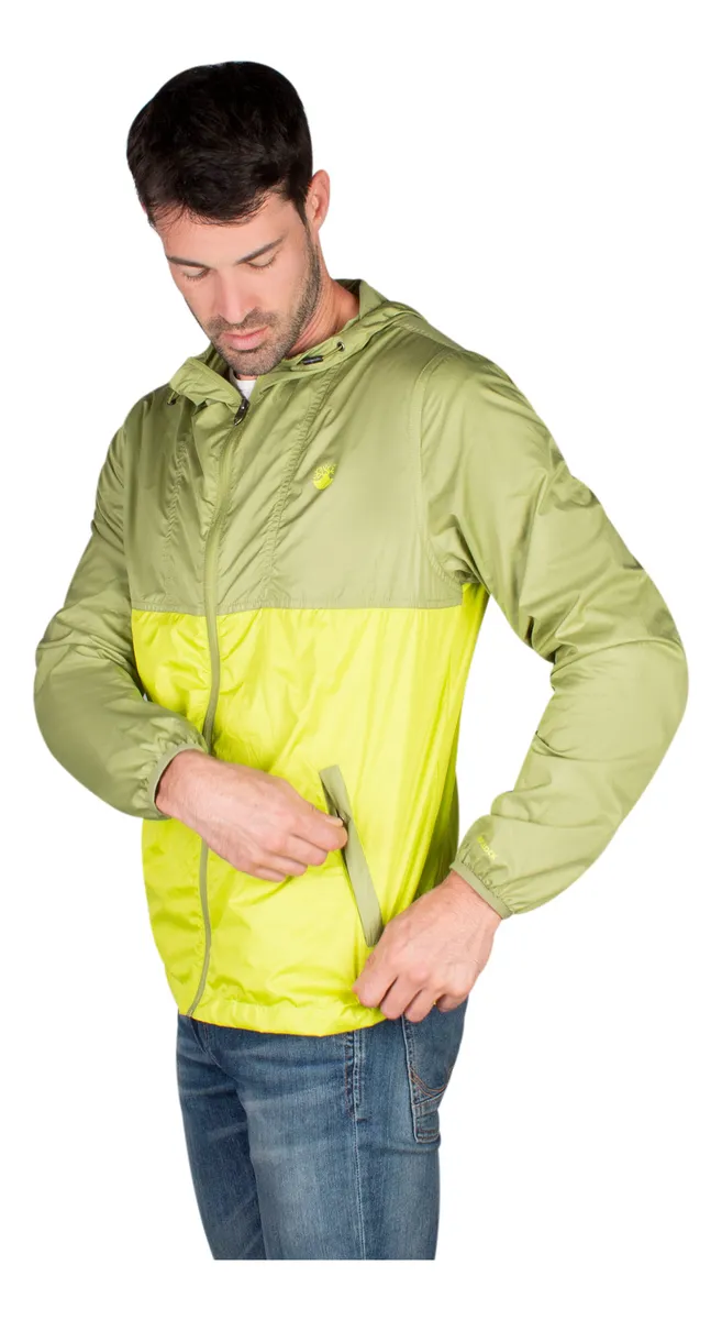 Foto 4 pulgar | Rompevientos Ligero Greenlander Para Hombre Con Gorro Fijo