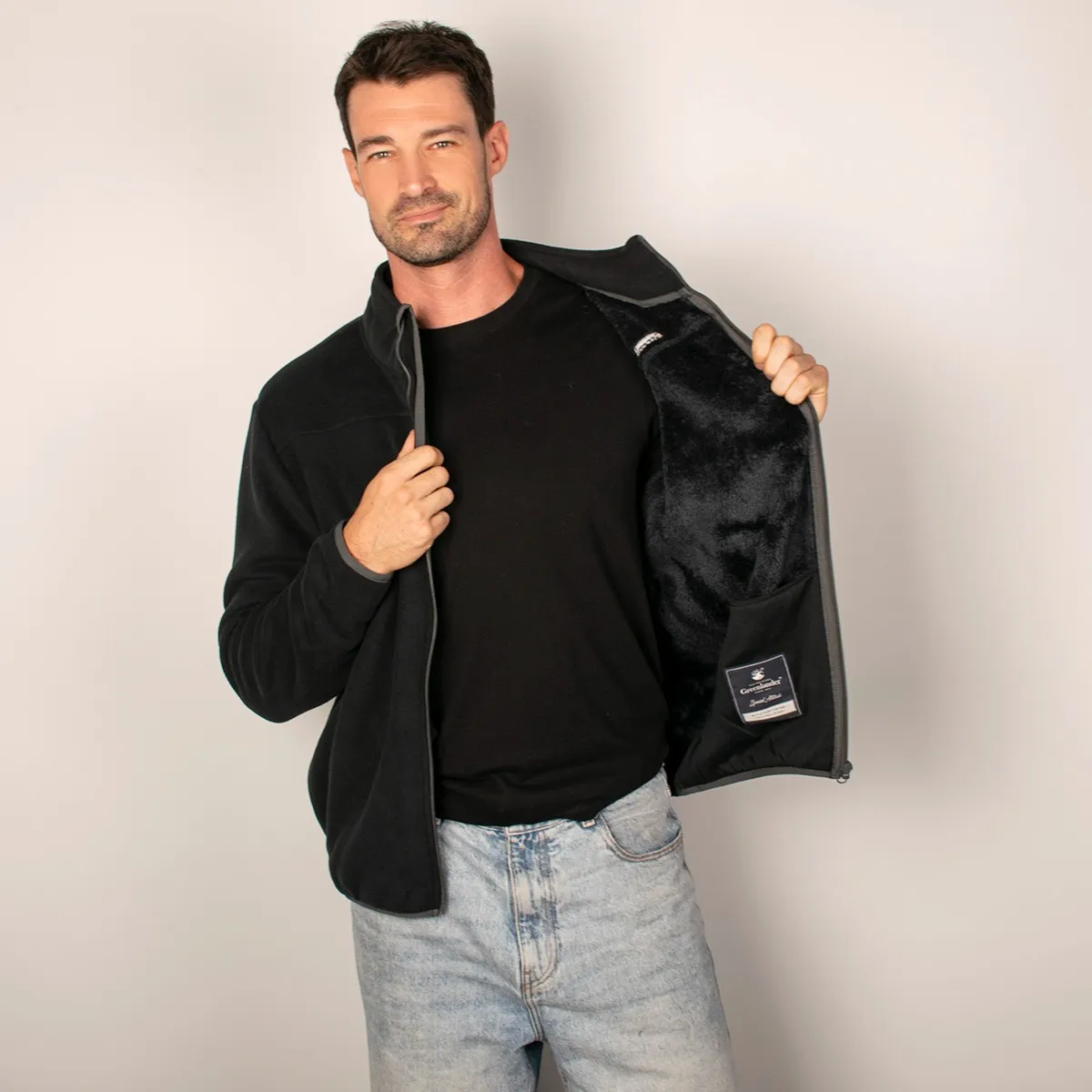 Foto 4 pulgar | Chamarra Greenlander Para Hombre Sudadera Fleece Con Gorro Polar
